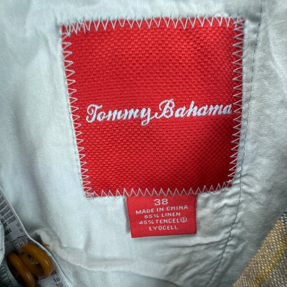 Tommy Bahama Shorts Lot of 2 Sz 38 Linen‎ Blend Golf Plaid Preppy Casual 10" - Picture 16 of 16